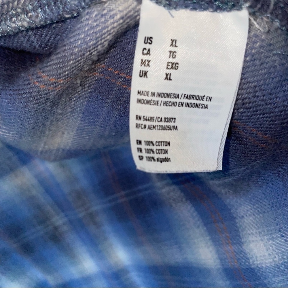 AE Destroyed Oversized Flannel - Picture 5 of 5